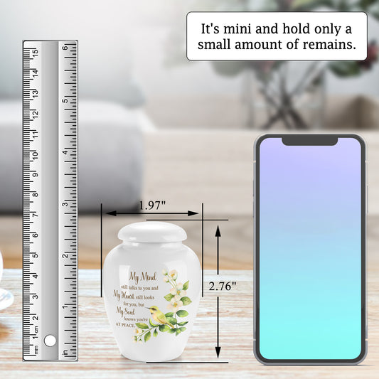 2.6 inch Ceramic Urn for Ashes