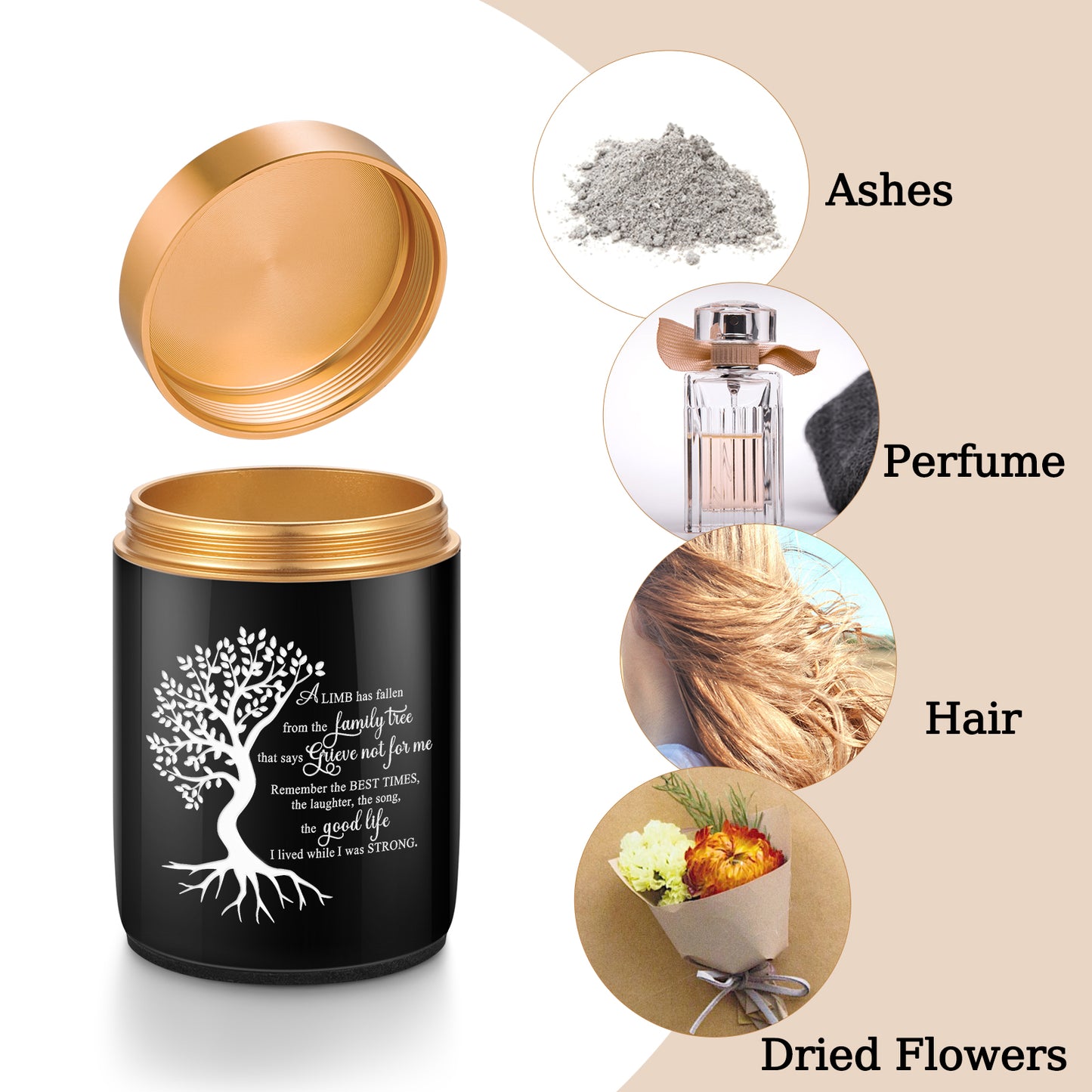 2.68 Inches Small Ceramic Cremation Urns for Human Ashes