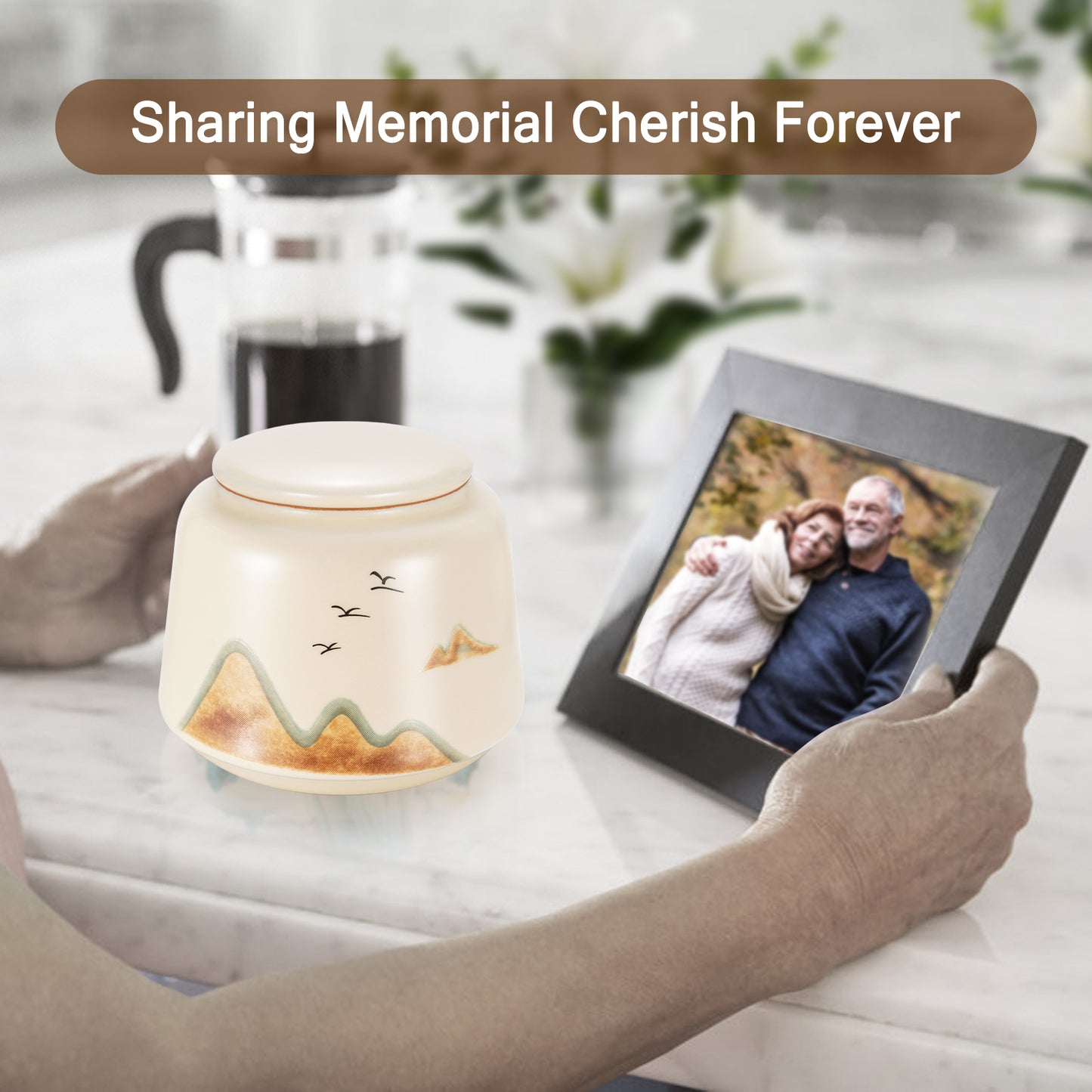 3.15 Inches Ceramic Cremation Urns
