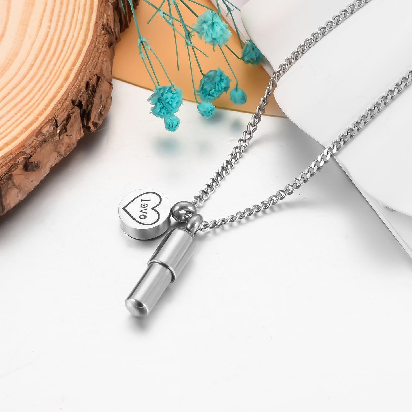 Pills Cremation Pendant Necklace for Ashes