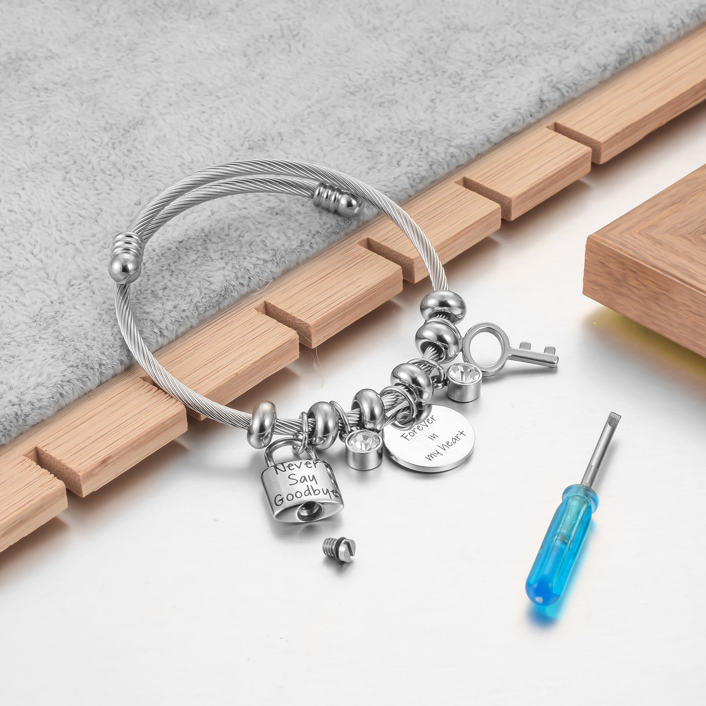 Unique Cremation Bangle for Ashes