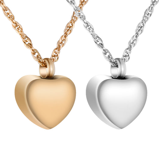 Heart Cremation Necklace for Ashes