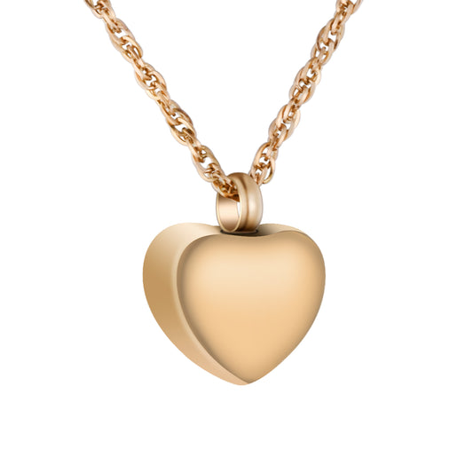 Heart Cremation Necklace for Ashes