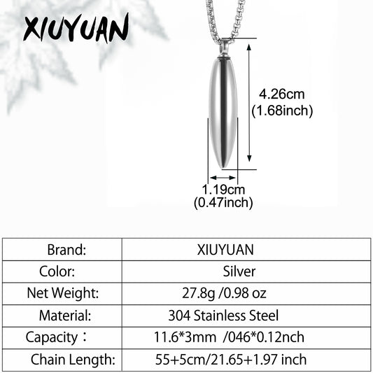 Factory Silver Bullet Urns Pendant