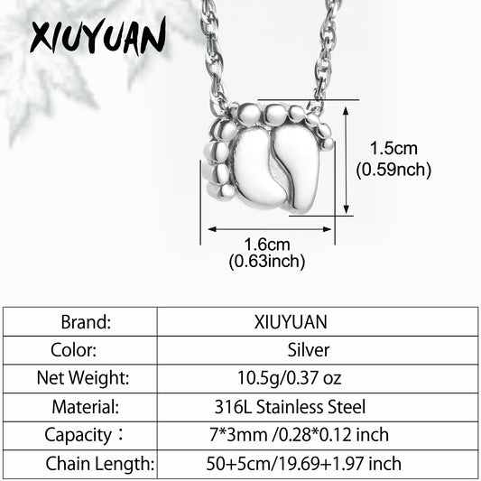 Small Footprint Cremation Pendant