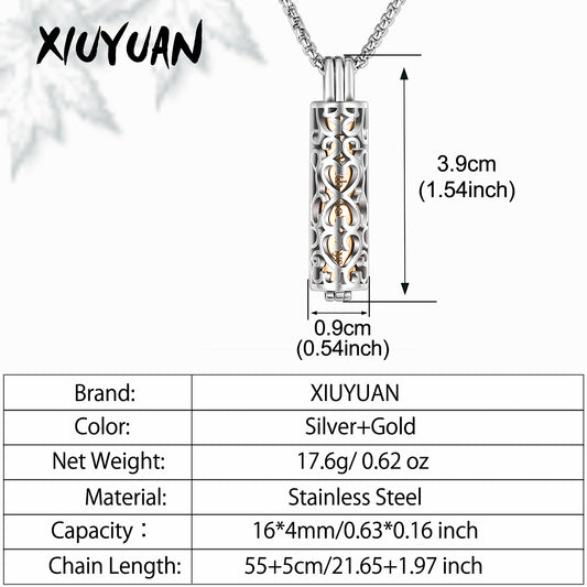 Cylinder Cremation Jewelry for Ashes