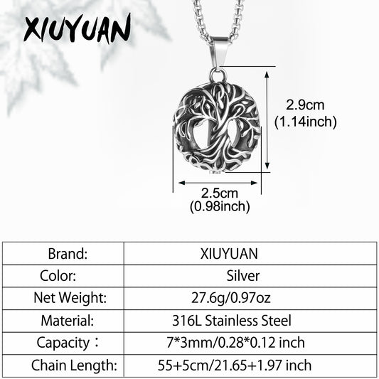 Life Tree Cremation Necklace