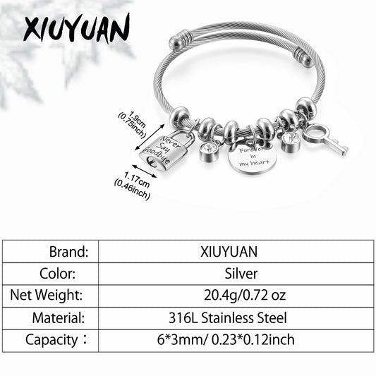 Unique Cremation Bangle for Ashes