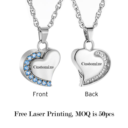 Unique Heart Cremation Pendant