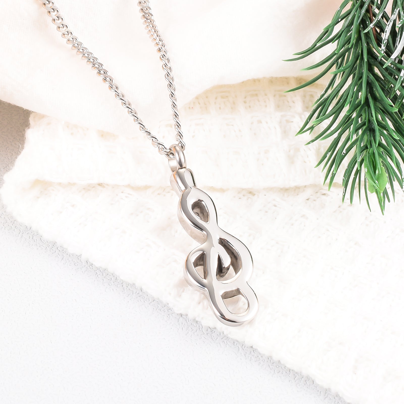 Music Note Urn Necklace