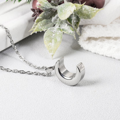 Moon Cremation Jewelry Memorial Keepsake