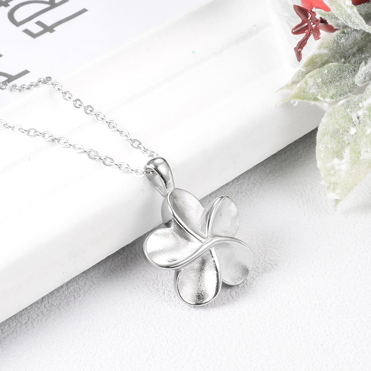 Flower Cremation Necklace Jewelry for Ashes