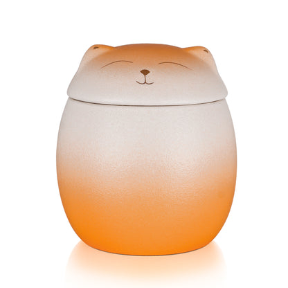 Smiley Shaped Pet Urn for Cat or Dog Memorial Keepsake