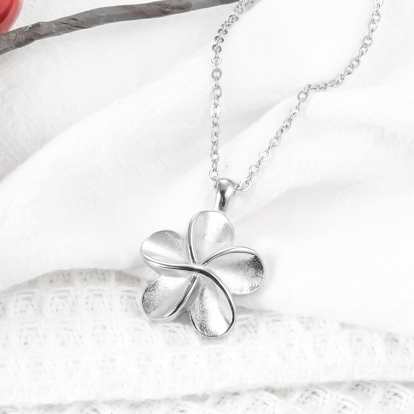 Flower Cremation Necklace Jewelry for Ashes