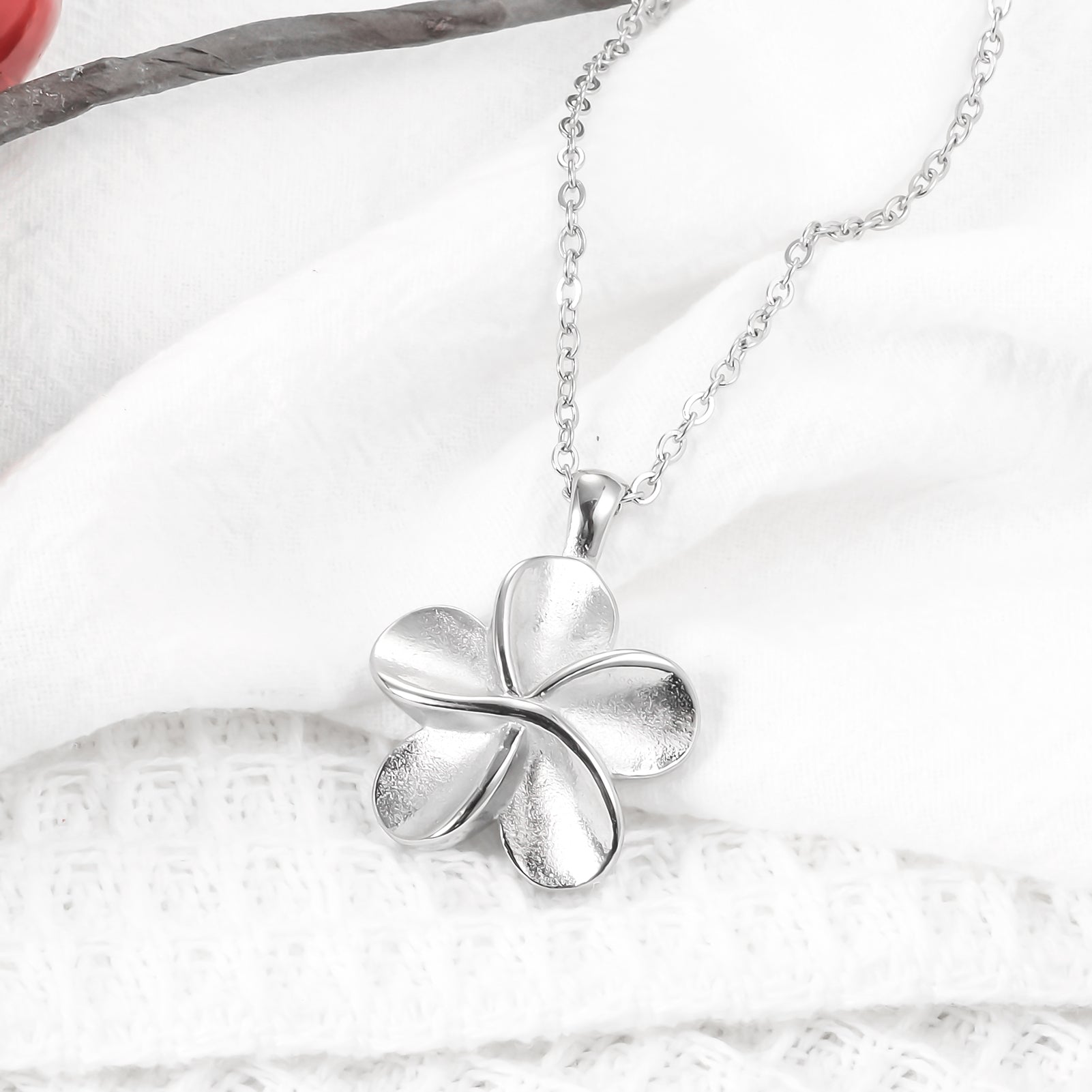Flower Cremation Necklace Jewelry for Ashes