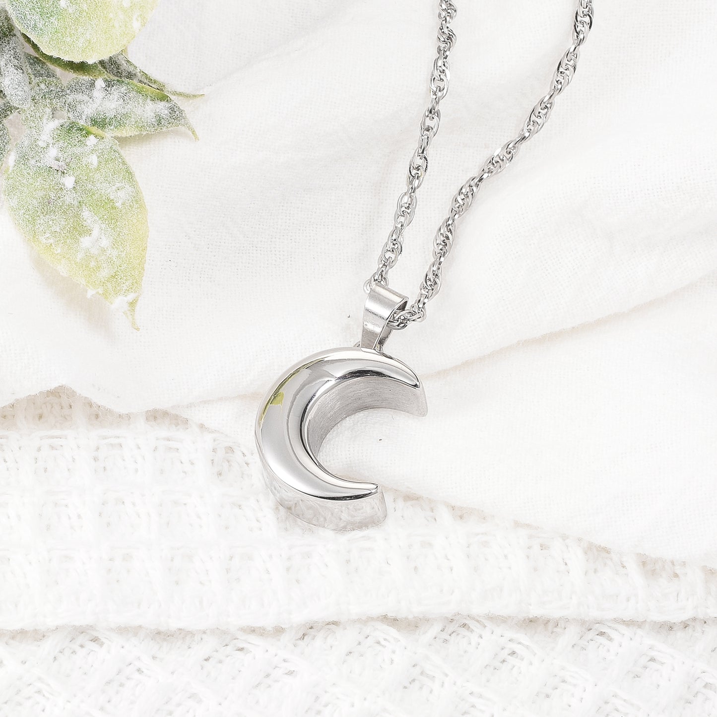 Moon Cremation Jewelry Memorial Keepsake