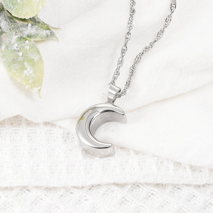 Moon Cremation Jewelry Memorial Keepsake