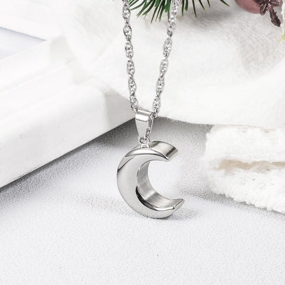 Moon Cremation Jewelry Memorial Keepsake