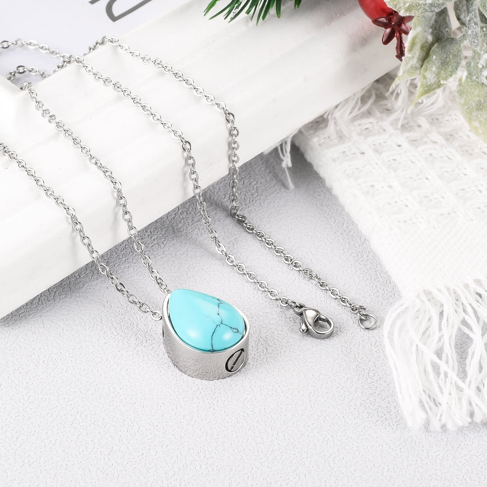 Natural Stone Ashes Locket