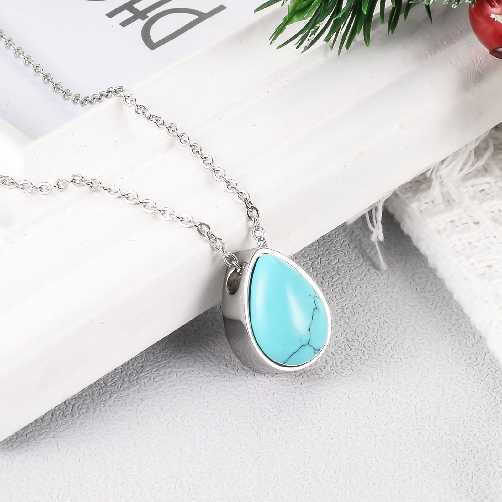 Natural Stone Ashes Locket