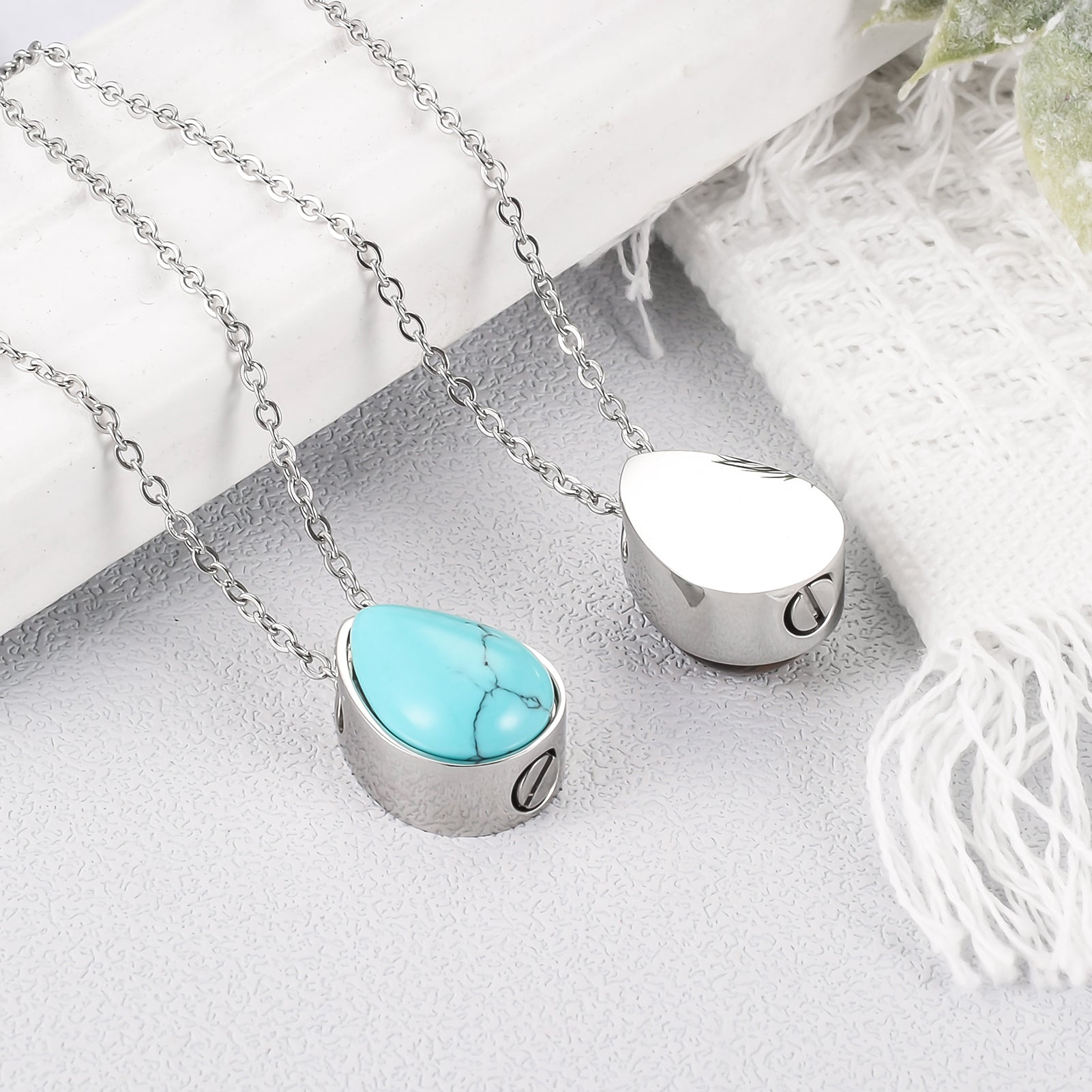 Natural Stone Ashes Locket