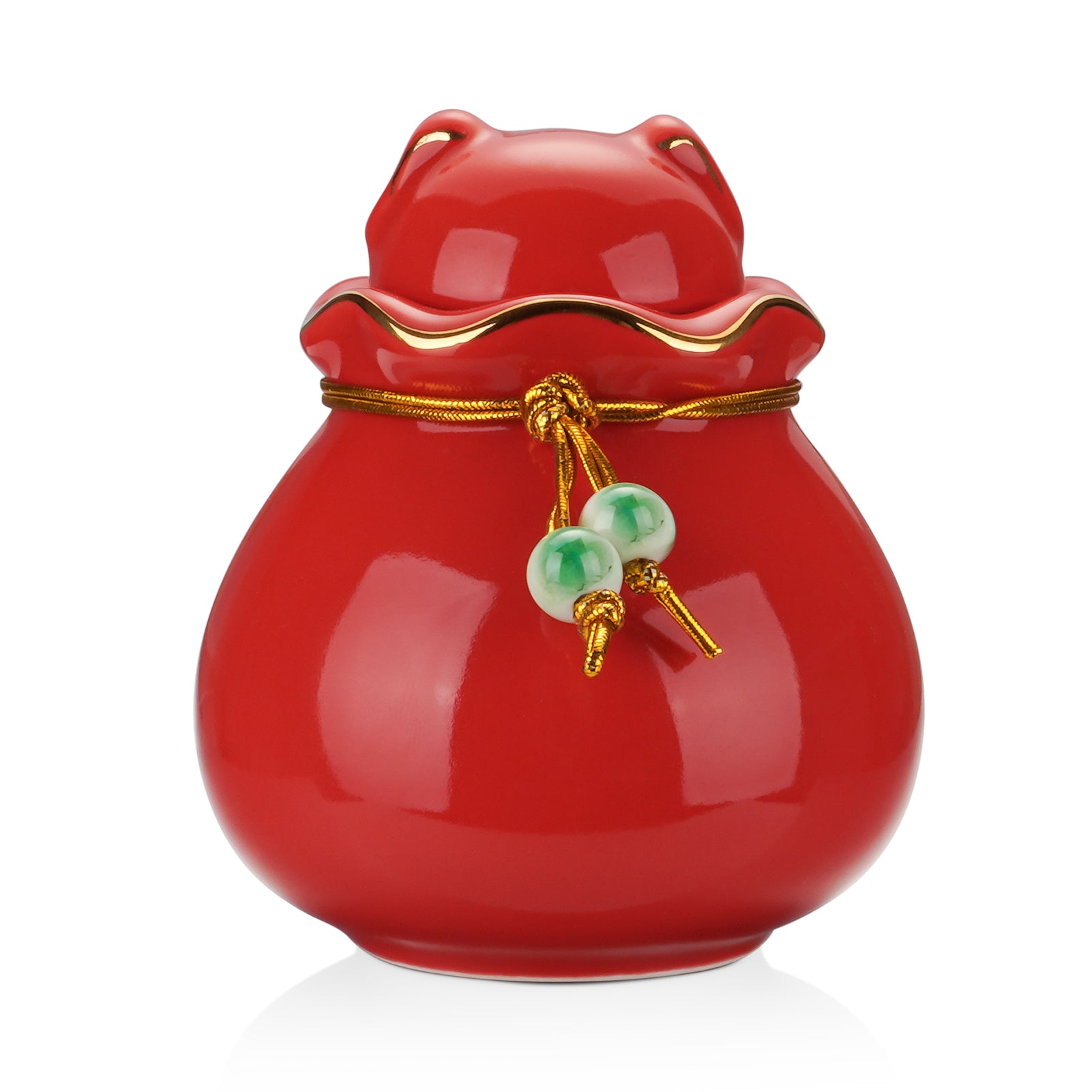 Ceramic Pet Memorial Urn for Cat or Dog