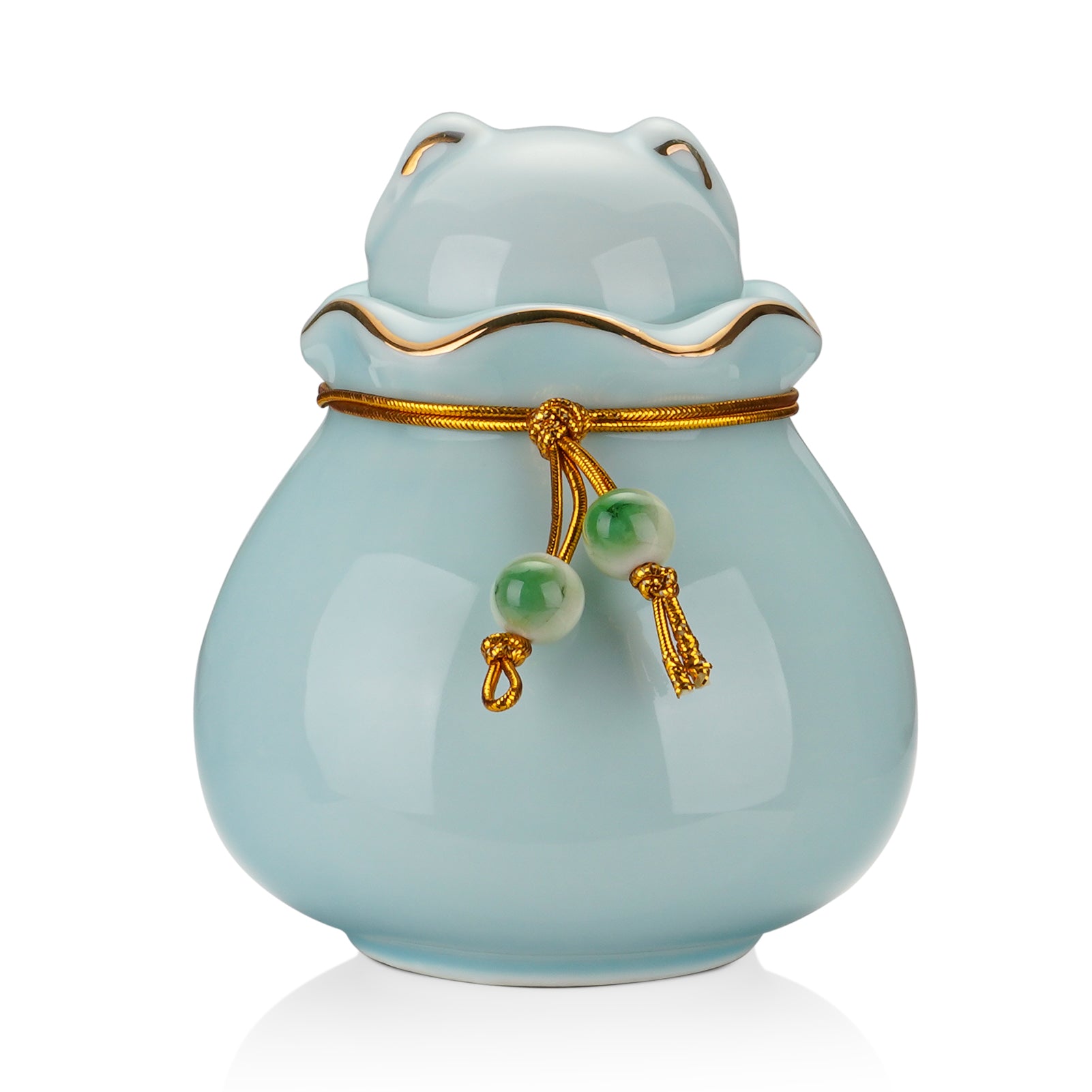 Ceramic Pet Memorial Urn for Cat or Dog