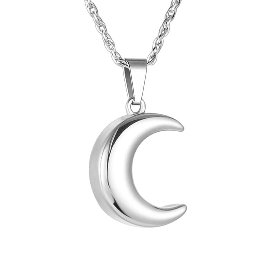 Moon Cremation Jewelry Memorial Keepsake