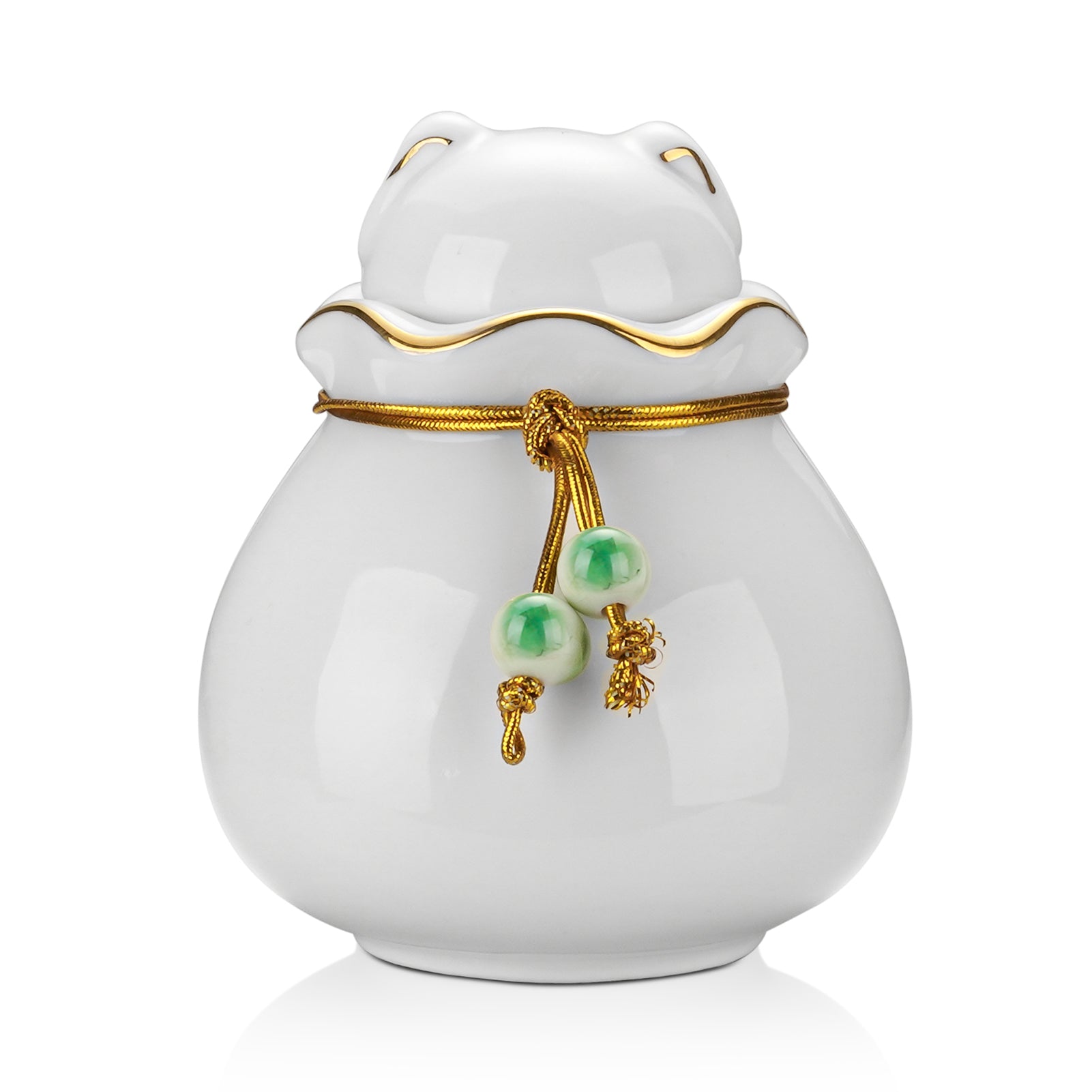 Ceramic Pet Memorial Urn for Cat or Dog