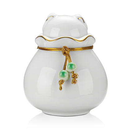 Ceramic Pet Memorial Urn for Cat or Dog