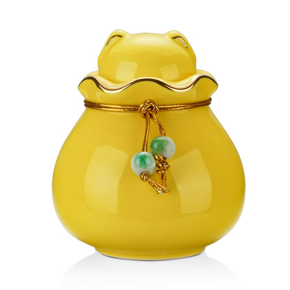 Ceramic Pet Memorial Urn for Cat or Dog