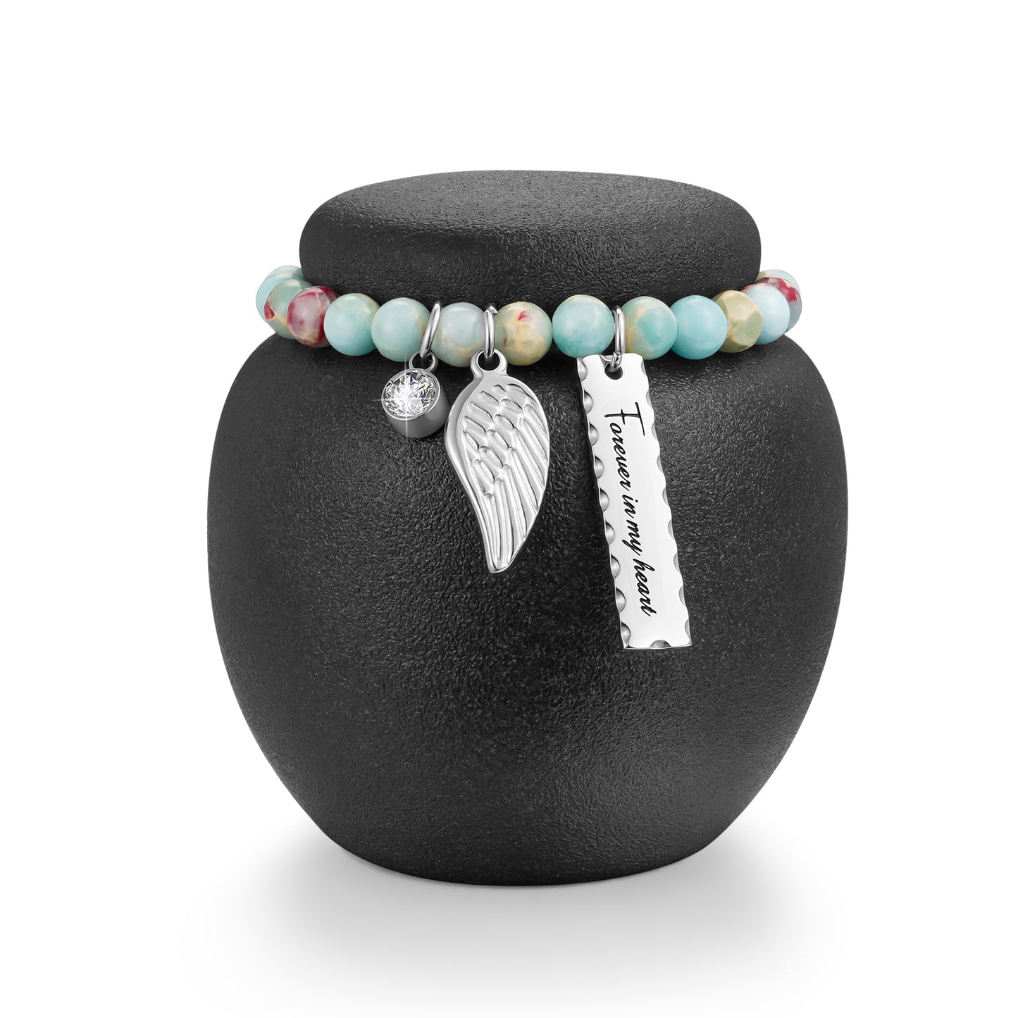 Ceramic 2.76 Inches Urn for Human Ashes Keepsake