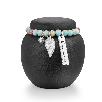 Ceramic 2.76 Inches Urn for Human Ashes Keepsake