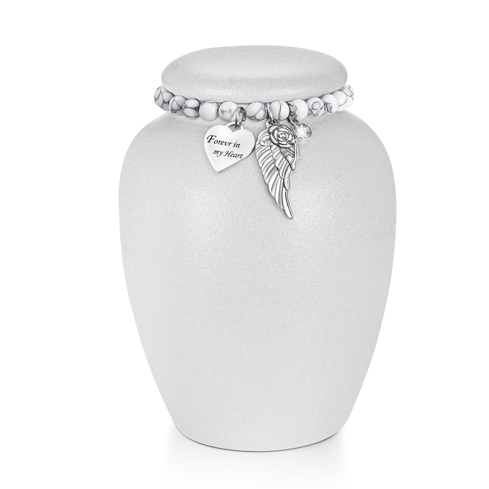 4.8in Ceramic Urn for Ashes Keepsake