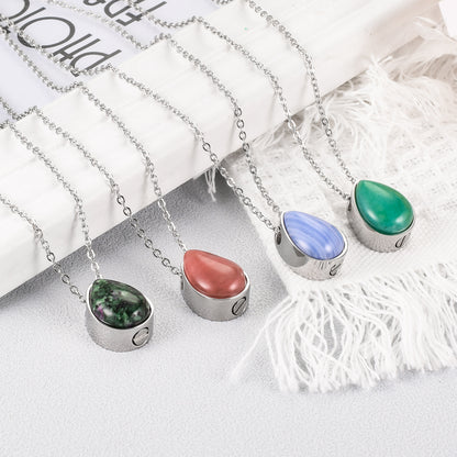 Natural Stone Ashes Locket