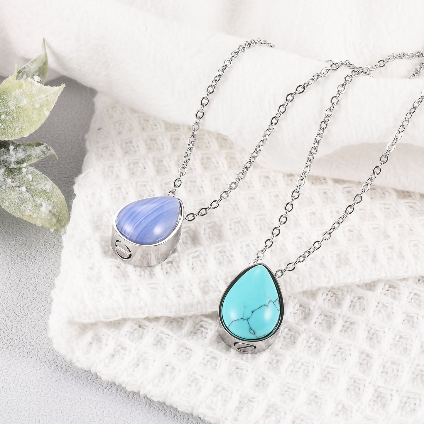 Natural Stone Ashes Locket