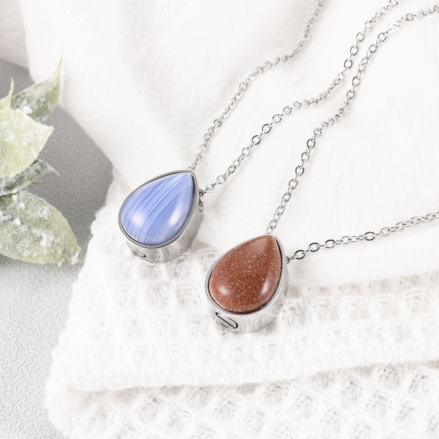 Natural Stone Ashes Locket