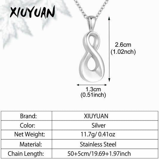 Infinite Symbol Ash Memorial Jewelry