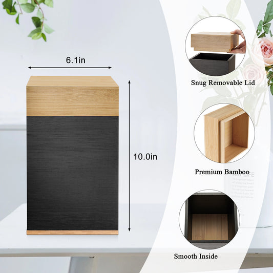 Large Cremation Wood Urn for Ashes