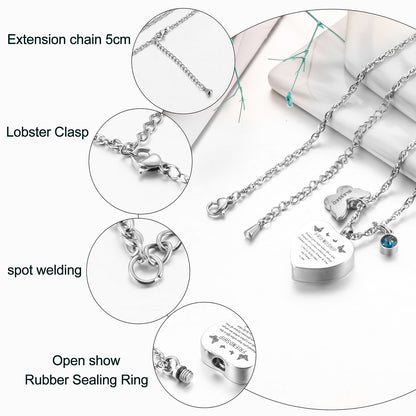 Heart Cremation Pendant for Friends