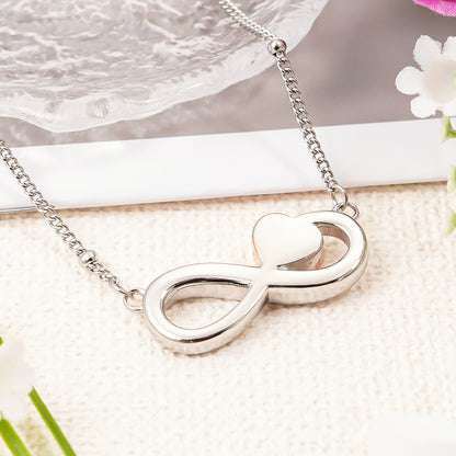 Infinity urn necklace, Ash urn necklace
