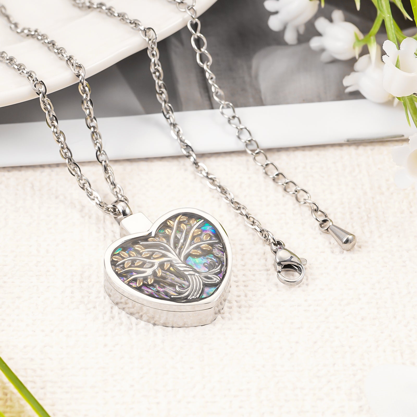 life tree cremation pendant for ashes