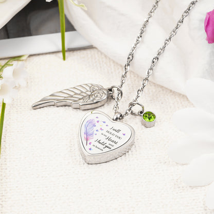 Personalized CREMATION URN HEART Necklace for Ashes