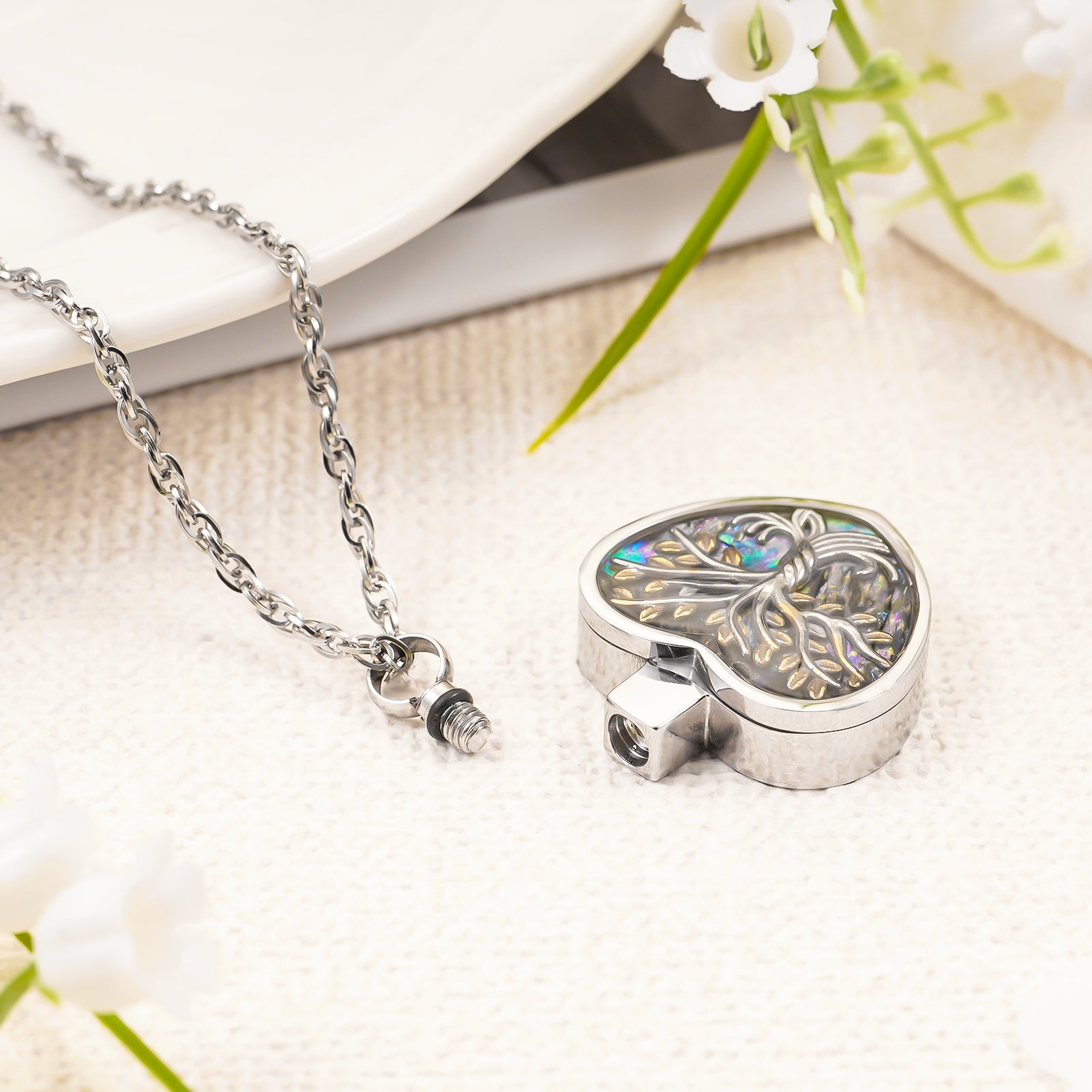 life tree cremation pendant for ashes