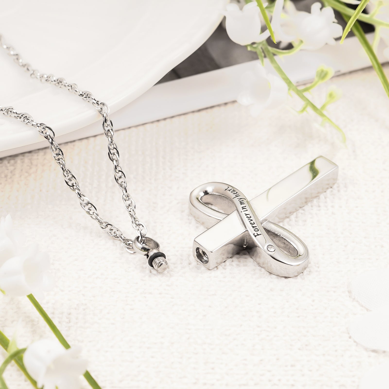 Memorial urn necklace, Custom Urn Jewelry