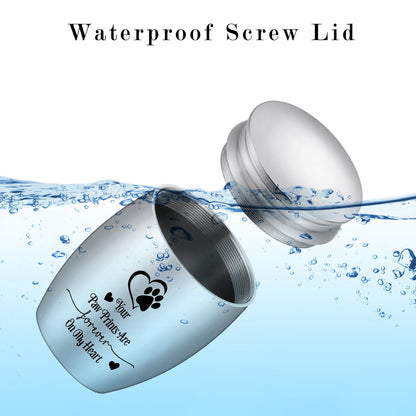 Memorial Urn for Beloved Pets: ‘Your Paw Prints Are Forever On My Heart’