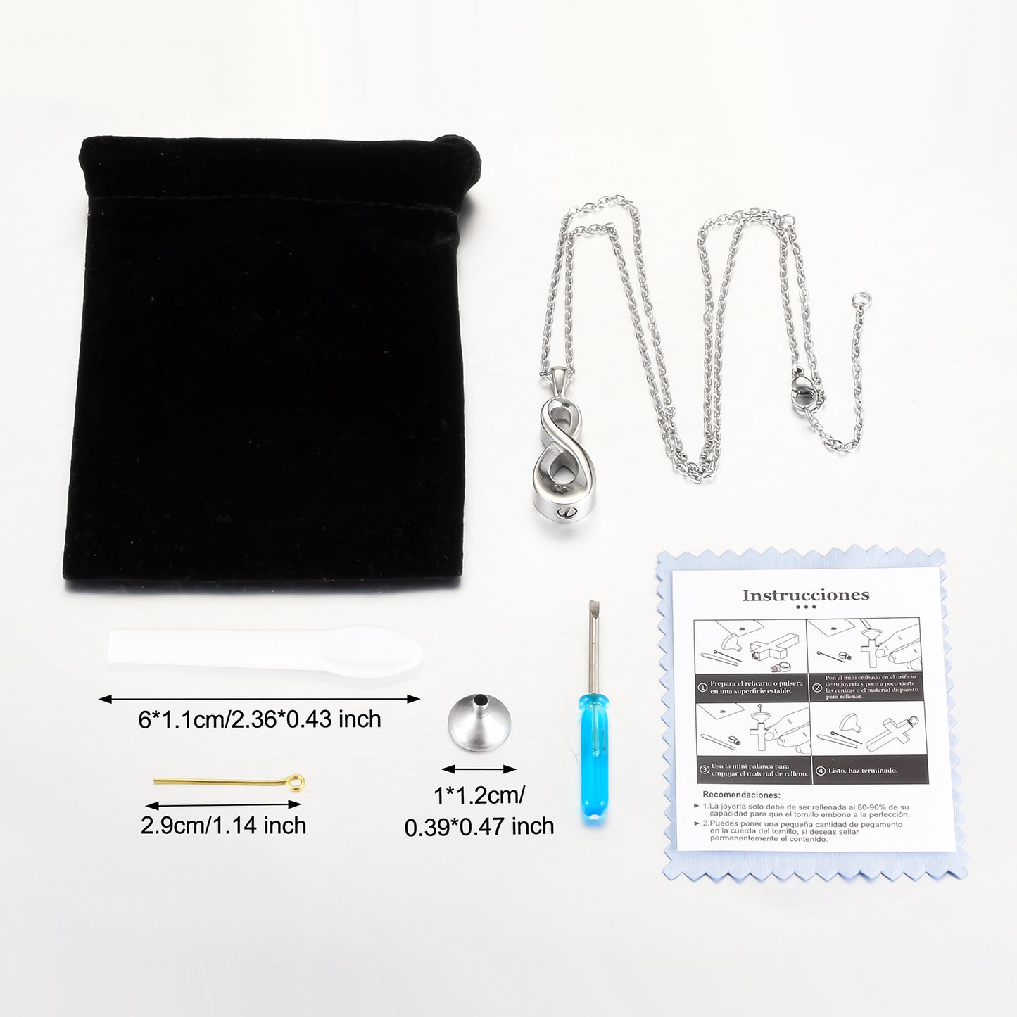 Infinite Symbol Ash Memorial Jewelry