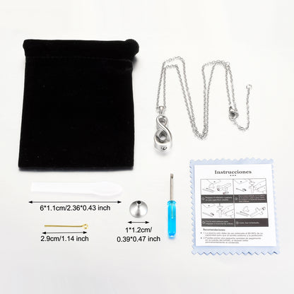 Infinite Symbol Ash Memorial Jewelry