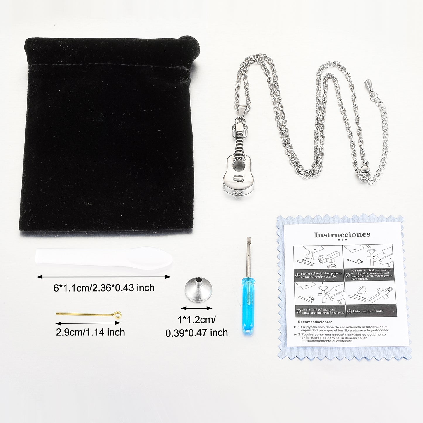 Guitar Urns Jewelry Ashes Holder