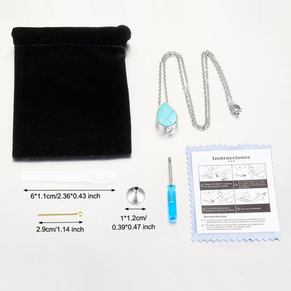 Natural Stone Ashes Locket